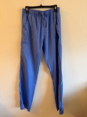 Light Blue Women’s Drawstring Scrub Pants